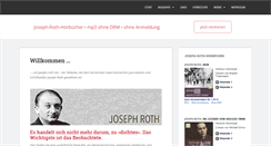 Desktop Screenshot of joseph-roth.net