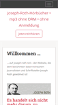 Mobile Screenshot of joseph-roth.net